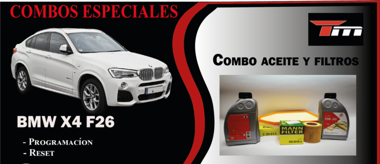 Combo aceite y filtros BME X4 F26 Poster MIN